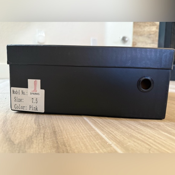 Sparks Country Western Cowgirl Knee Boots Dazzleing Iridescent Rhinestones Pink - Picture 12 of 13